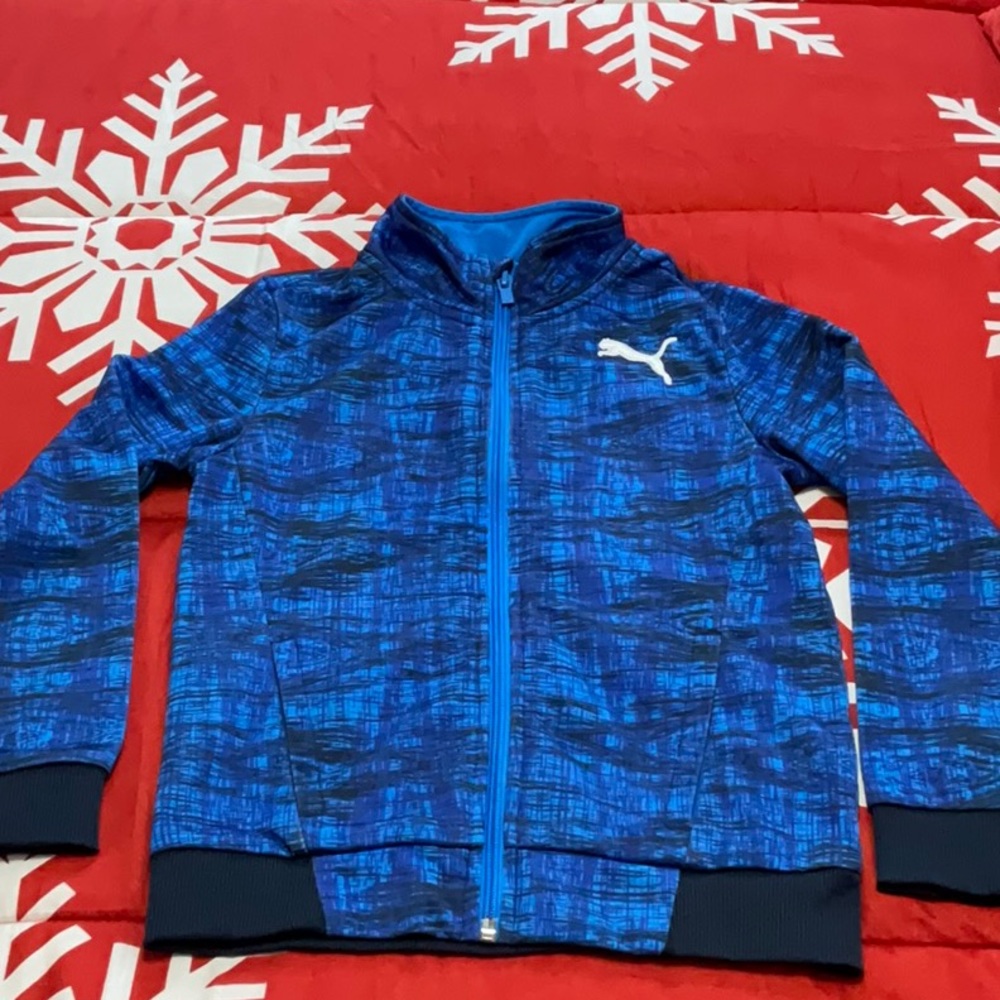 Puma Zip Up Sweatshirt - Boys